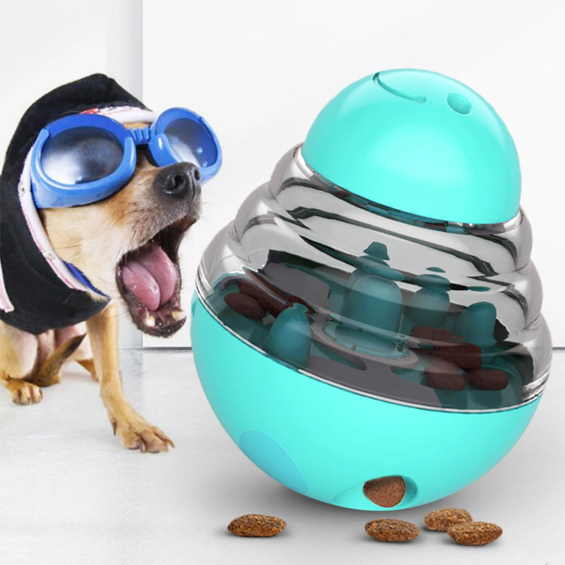 Tumbler Dog Toy For Small Medium Dogs Cats Interactive Improve IQ Slow Feeder Puppy Ball Toys Yorkshire Chihuahua Pet Supplies