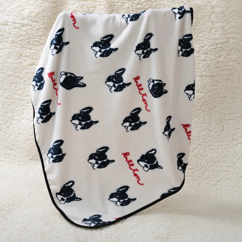 Fluffy Soft Pet Blankets For Small Large Dogs Warm Puppy Bed Mat Travel Car Pet Blankets Golden Retriever Yorkshire Cozy Blanket